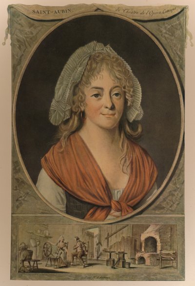 Madame Saint-Aubin, eind 18e eeuw, 1913 door Pierre Michel Alix