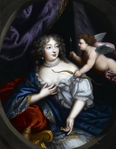 Françoise-Athénaïs de Rochechouart, markiezin de Montespan 1640-1707 door Pierre Mignard