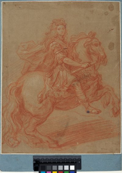 Ludwig XIV. zu Pferd door Pierre Mignard