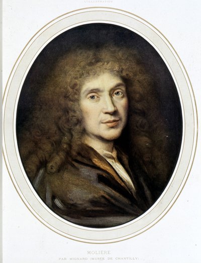 Molière door Pierre Mignard