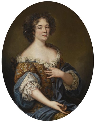Portret van Marie Mancini 1639-1715 door Pierre Mignard