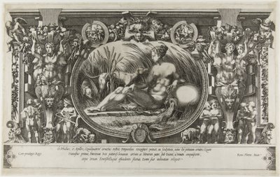 De Nimf van Fontainebleau, 1554 door Pierre Milan