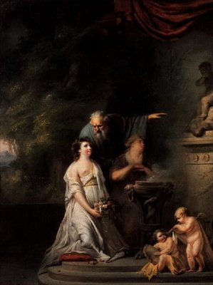 Een Allegorie van Liefde door Pierre Nicolas Legrand