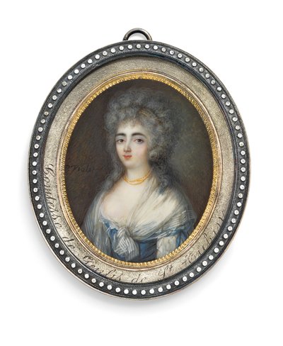 Stéphanie Félicité Ducrest de Saint-Aubin, Gravin van Genlis door Pierre Noel Violet