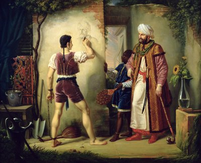 Fra Filippo Lippi (c.1406-69) 1819 door Pierre Nolasque Bergeret