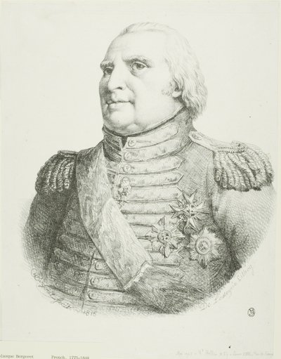 Portret van Louis XVIII door Pierre Nolasque Bergeret