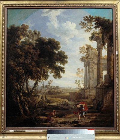 Mozes begroef de Egyptenaar die hij had gedood door Pierre Patel