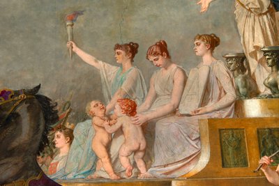 Fresco “De Triomf van de Republiek” door Pierre Paul Lêon Glaize