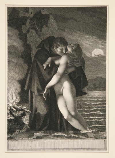 Phrosine en Melidore door Pierre Paul Prud