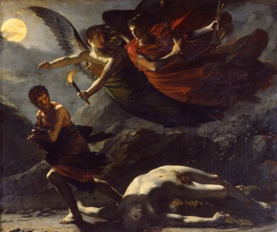Gerechtigheid en goddelijke wraak achtervolgen misdaad door Pierre Paul Prud