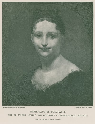 Marie-Pauline Bonaparte door Pierre Paul Prudhon
