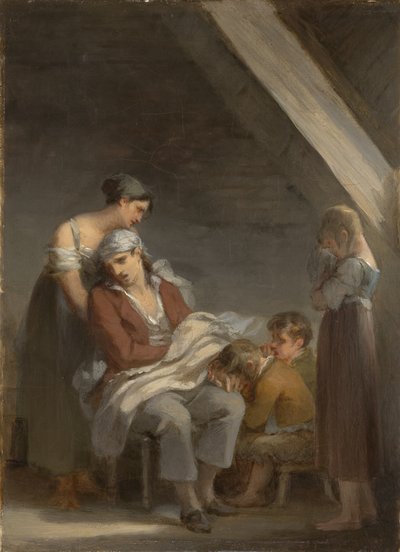 Een Familie in Rouw door Pierre Paul Prudhon