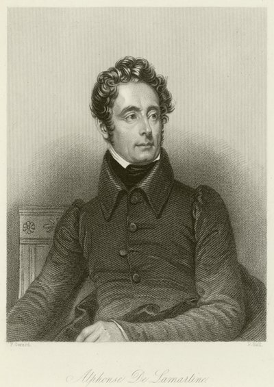 Alphonse de Lamartine door Pierre Petit