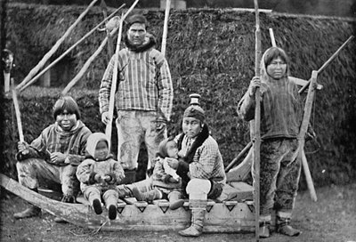 Een Eskimo slee-expeditie, 1912 door Pierre Petit