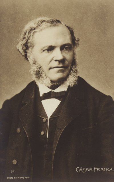 Cesar Franck, Belgisch geboren componist, pianist, organist en muziekleraar die tijdens zijn volwassen leven in Parijs werkte (1822-1890) door Pierre Petit
