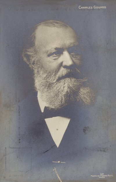 Charles Gounod, Franse componist (1818-1893) door Pierre Petit
