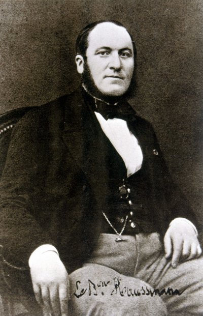 Portret van Baron Haussmann door Pierre Petit