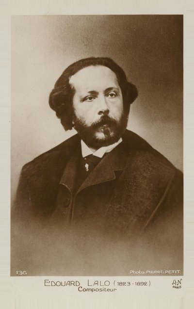 Portret van Edouard Lalo door Pierre Petit