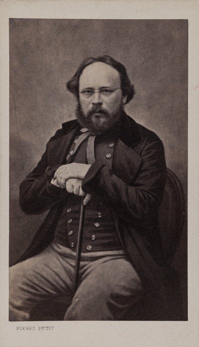 Portret van Pierre-Joseph Proudhon door Pierre Petit
