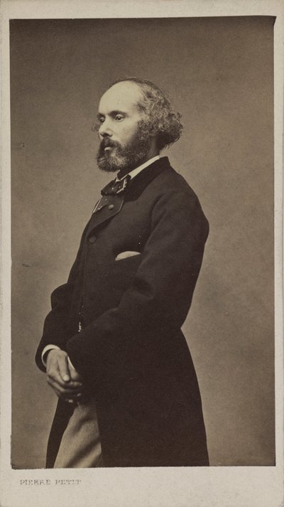 Portret van de componist Félicien David 1810-1876, 1876 door Pierre Petit