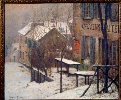 Het cabaret bij Rabbit Agile in Montmartre in 1890, schilderij door Pierre Prins (1838-1913) door Pierre Prins