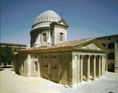 Kerk van La Vieille Charite, Klooster van Marseille, Frankrijk. Barokke architectuur, door Pierre Puget door Pierre Puget