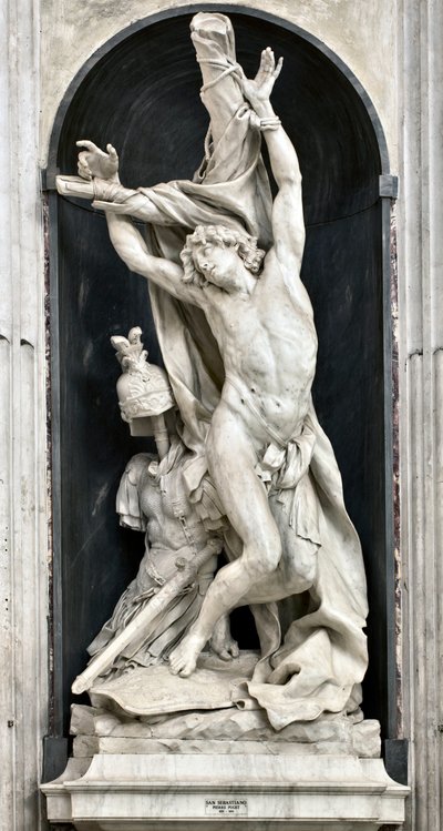 St. Sebastiaan door Pierre Puget