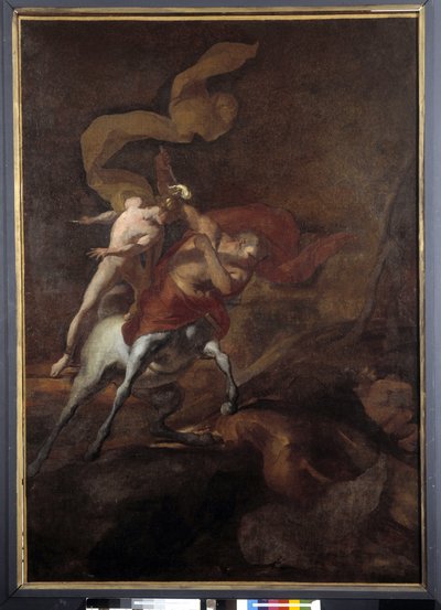 De opvoeding van Achilles door de Centaur Chiron door Pierre Puget