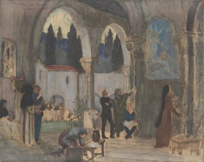 Christelijke inspiratie, 19e eeuw door Pierre Puvis de Chavannes