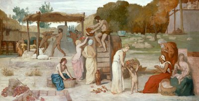 Cider, ca. 1864 door Pierre Puvis de Chavannes