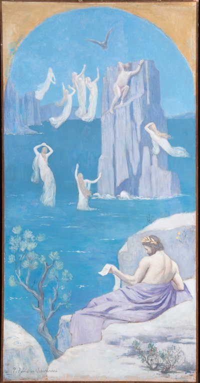 Dramatische poëzie (Aeschylus) door Pierre Puvis de Chavannes