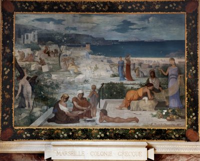Marseille - Griekse kolonie door Pierre Puvis de Chavannes