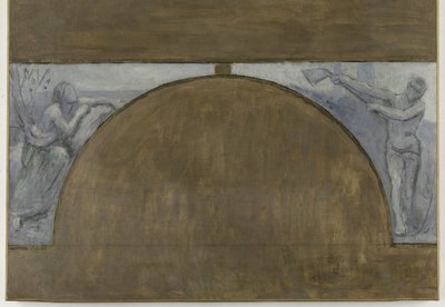 Seizoenen, schets voor het Hôtel de Ville de Paris, tussen 1889 en 1892 door Pierre Puvis de Chavannes