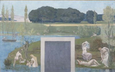 Schets voor het Hôtel de Ville de Paris: zomer door Pierre Puvis de Chavannes