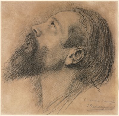Studie voor de fries van Sainte Geneviève door Pierre Puvis de Chavannes