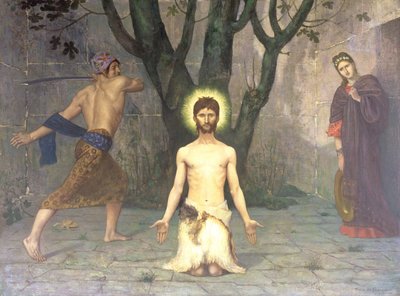 De onthoofding van St. Jan de Doper, 1869 door Pierre Puvis de Chavannes