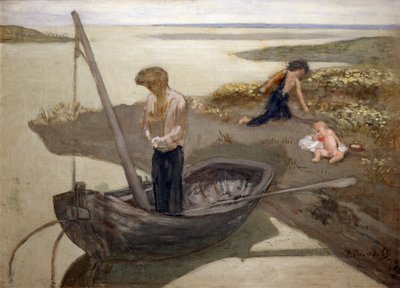 De arme visser, 1879 door Pierre Puvis de Chavannes