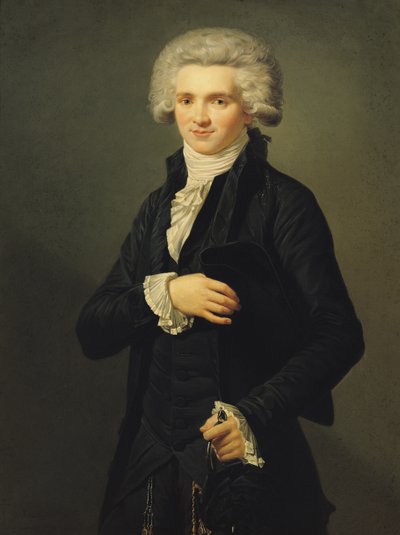Maximilien de Robespierre (1758-94) 1791 door Pierre Roch Vigneron