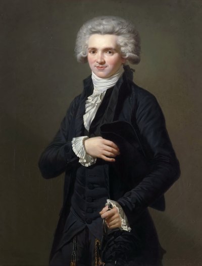 Portret van Maximilien de Robespierre 1758-1794 door Pierre Roch Vigneron