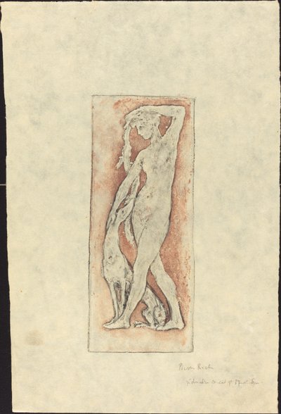 Diane au levrier (Diana en een Windhond) door Pierre Roche