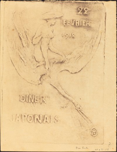 Femme et Cygne, 22 februari 1912, Japans Diner (Vrouw en Vogel, 22 februari 1912, Japans Diner) door Pierre Roche