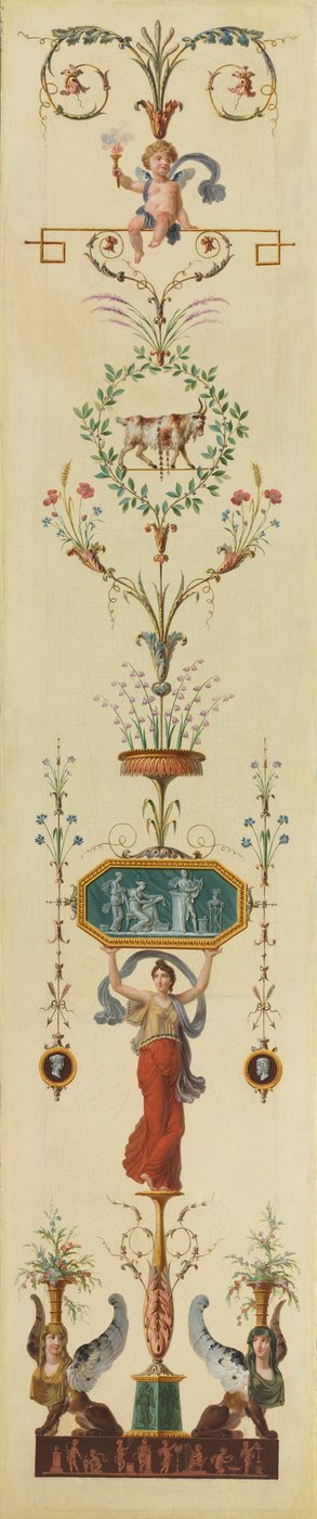Decoratief paneel, 1790s door Pierre Rousseau