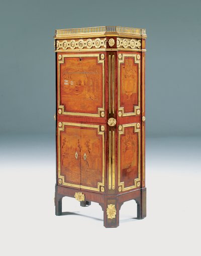 Louis XV secretaire a abattant door Pierre Roussel