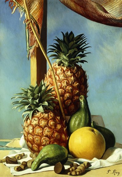 Stilleven met ananassen door Pierre Roy