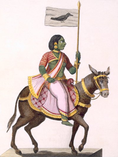 Moudevi, godin van onenigheid en ellende, 1782 door Pierre Sonnerat