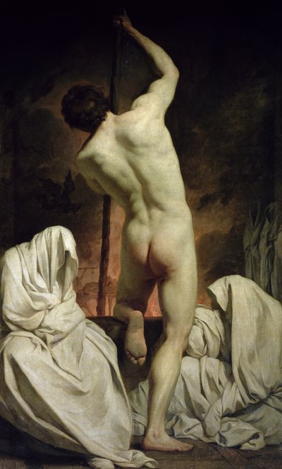 Charon passeert de schimmen door Pierre Subleyras