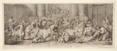 La Madeleine aux pieds de Jésus (Het banket in het huis van Simon de Farizeeër) door Pierre Subleyras