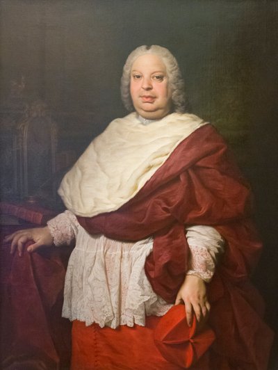 Portret van kardinaal Silvio Valenti Gonzaga, ca. 1745 door Pierre Subleyras