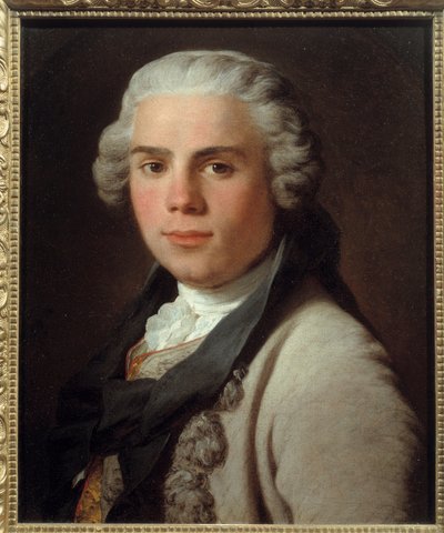 Portret van de schilder Joseph Vernet door Pierre Subleyras
