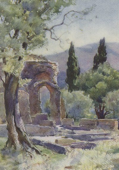 Tivoli, Villa Adriana door Pierre Vignal